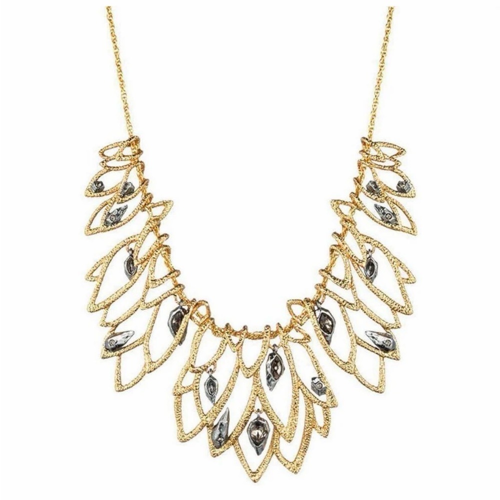 Alexis Bittar Phoenix Lacy bib necklace
